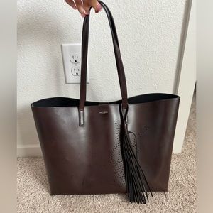 YSL East West Calfskin Tote Bag